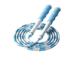 Urbannova-corda De Pular Bambú Ajustável 2.8m Pp Azul Para Crianças