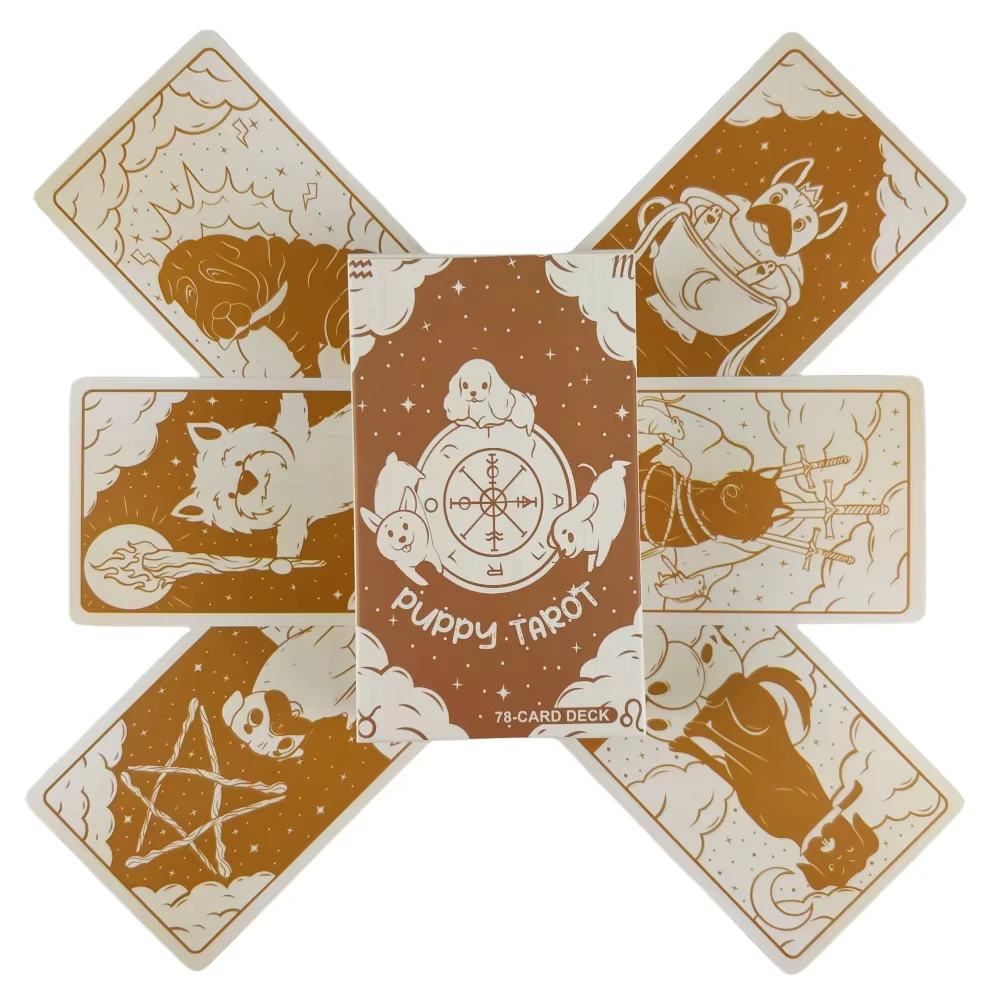 78 Cartas De Tarô Para Cães (cartas Oráculo, Versão Em Inglês) - Tabuleiro De Jogo De Adivinhação