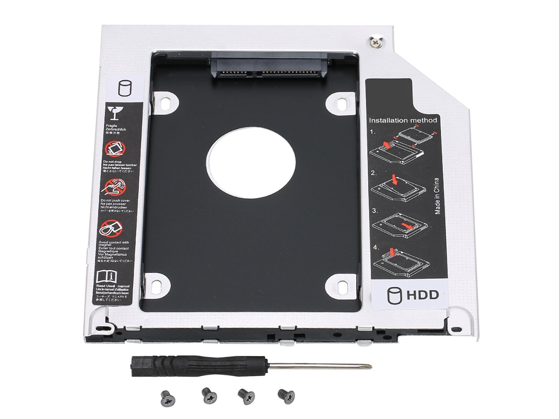 Suporte Para Adaptador Caddy De Unidade Óptica Hdd Ssd Do Laptop Macbook Pro Sata 3.0