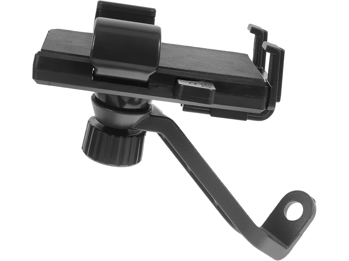 Suporte Para Celular Veicular Preto Com Design Simples E Elegante Em Abs.