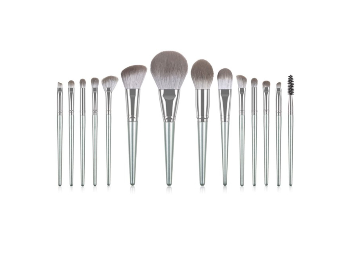 14pcs Set De Brochas De Maquillaje Profesional Para Principiantes