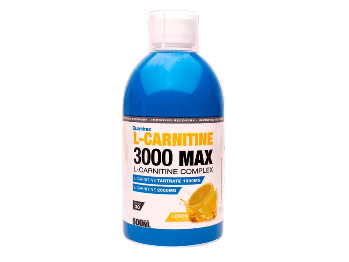 L Carnitine 3000 Max 500ml Limão da QUAMTRAX