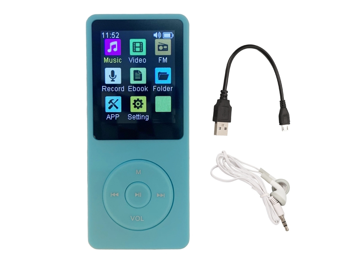 Reprodutor Portátil De Mp4 (compatível Com Cartão De Memória, Tela Lcd De 1, 8 Polegadas)