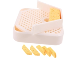 Acessório Para Mesa De Polimento Vidro Com Esponja Polir E Lixar,