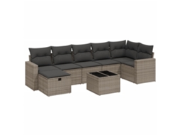 Garden Sofa Set, Garden Sofa Sets Vidaxl Cinzeto Rattan / Vime (n/a)