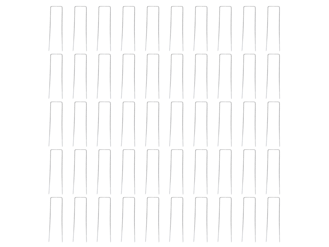 Grampos fixação 13cm 50 unidades AQUAFORGE