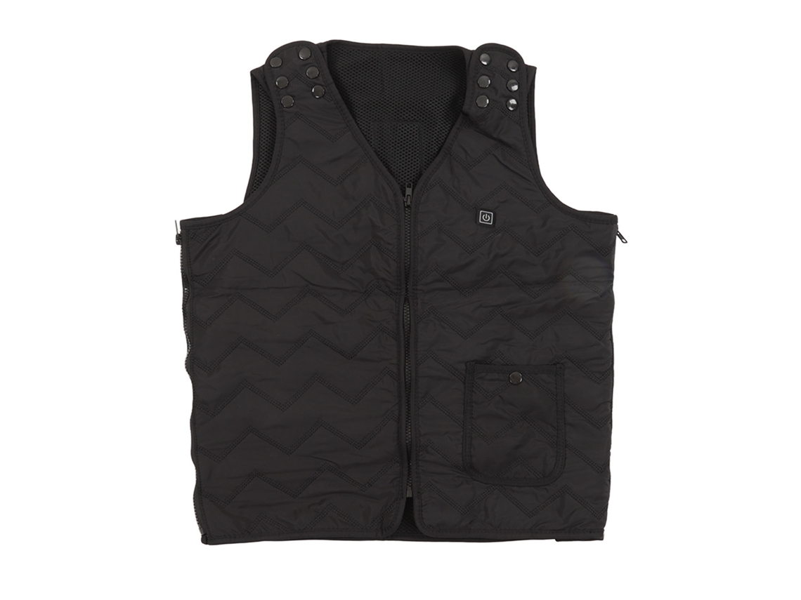 Colete aquecido elétrico para inverno, roupas de aquecimento inteligentes, tamanho L LAXISCREED