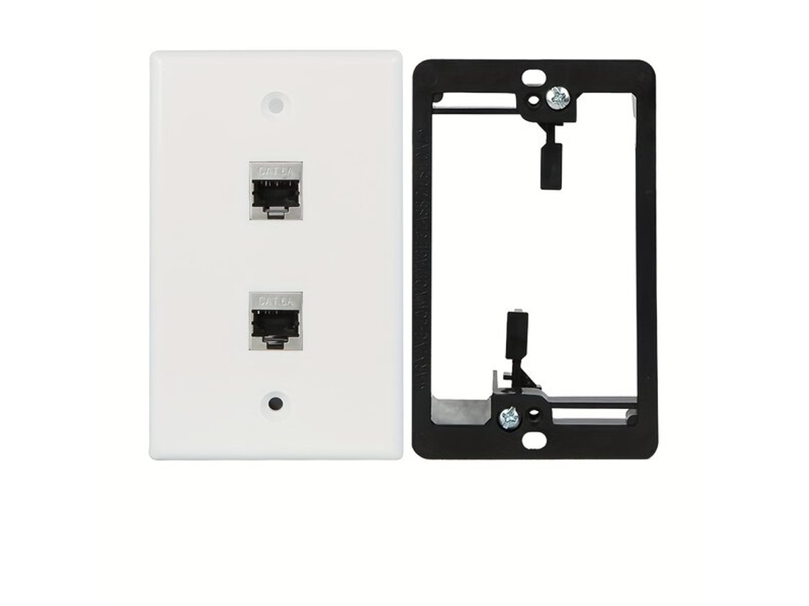 Cabo De Rede Cat6 Com Conector De Soquete Duplo E Suporte.vayotoy