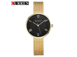 Relógio Feminino De Quartzo Com Strass E Aço Inoxidável
