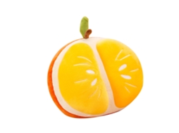Mali brinquedo Pelúcia Fruta Laranja Super Macio Almofada de Dormir Decorativa Portátil