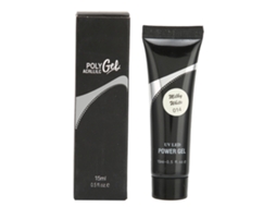 Gel profissional para extensão de unhas em casa ou no salão, extensão rápida com gel UV para decoração de nail art 15ml