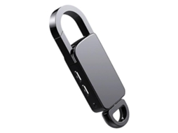 Lurelia Gravador De Voz Com Porta-chaves 4gb Com Usb, Ativação Por Voz, Redução De Ruído Para Palestras - Preto