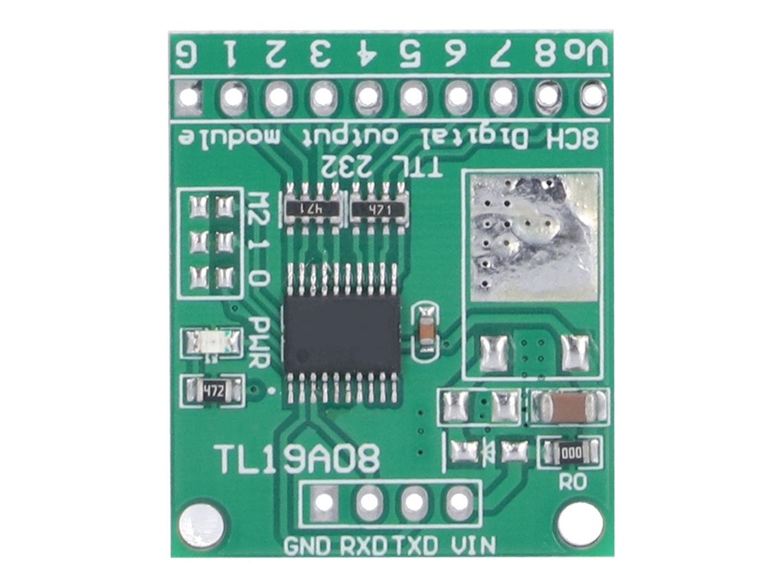 Módulo Controlador Io 8ch Rtu Uart Ttl232 5v