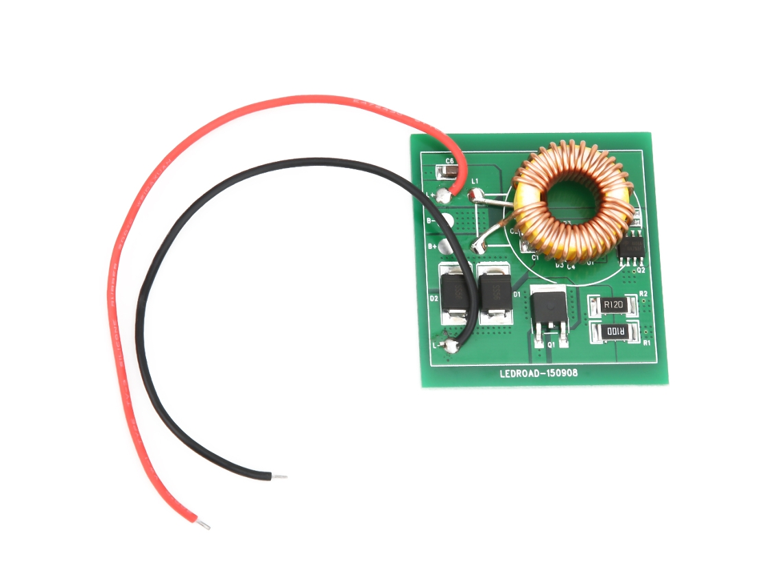 Placa Controladora Led Para Lanterna Xhp70, Entrada 12~24vdc, 30w, Modo Único, Compatível Com 6v-xhp70.