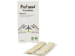 Suplemento Alimentar PROFAES4 Probióticos Para Viajar (14 cápsulas de 633mg)