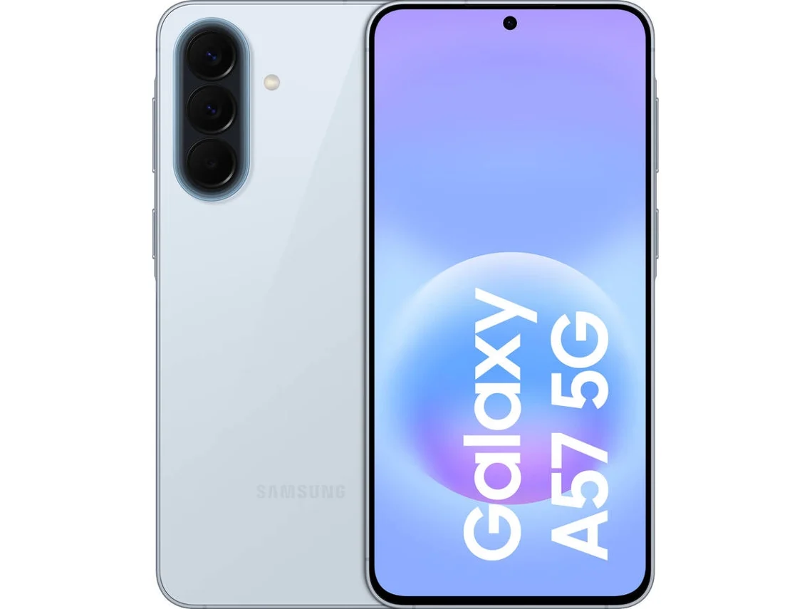 Smartphone SAMSUNG Galaxy A57 5G (6.7” - 8 GB - 256 GB - Azul Claro)