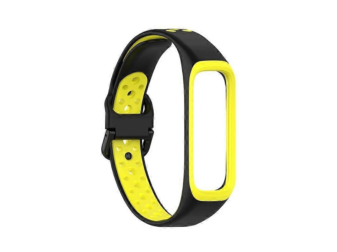 Pulseira De Silicone Bicolor Para Samsung Galaxy Fit 2 Sm-r220