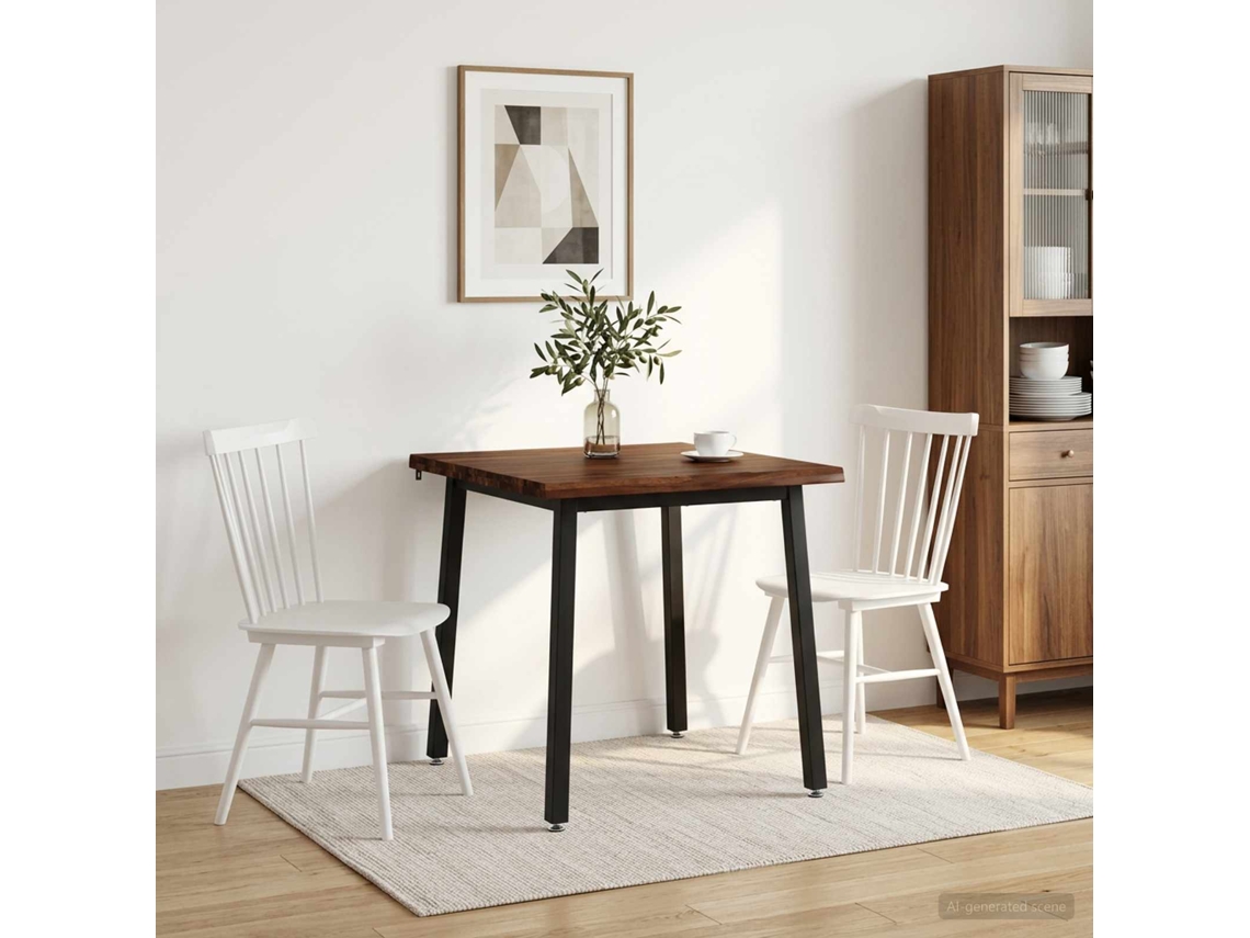 Vidaxl 60 X 55 X 75 Cm Madeira Sólida De Acácia Retangular