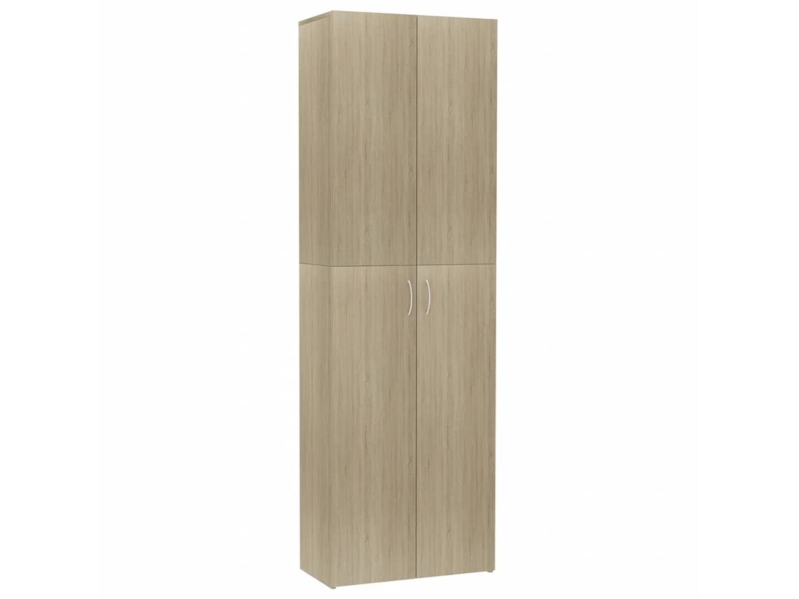 Office Cabinet, Office Cabinets Vidaxl Marrom Madeira Processada (60 X 32 X 190 Cm)