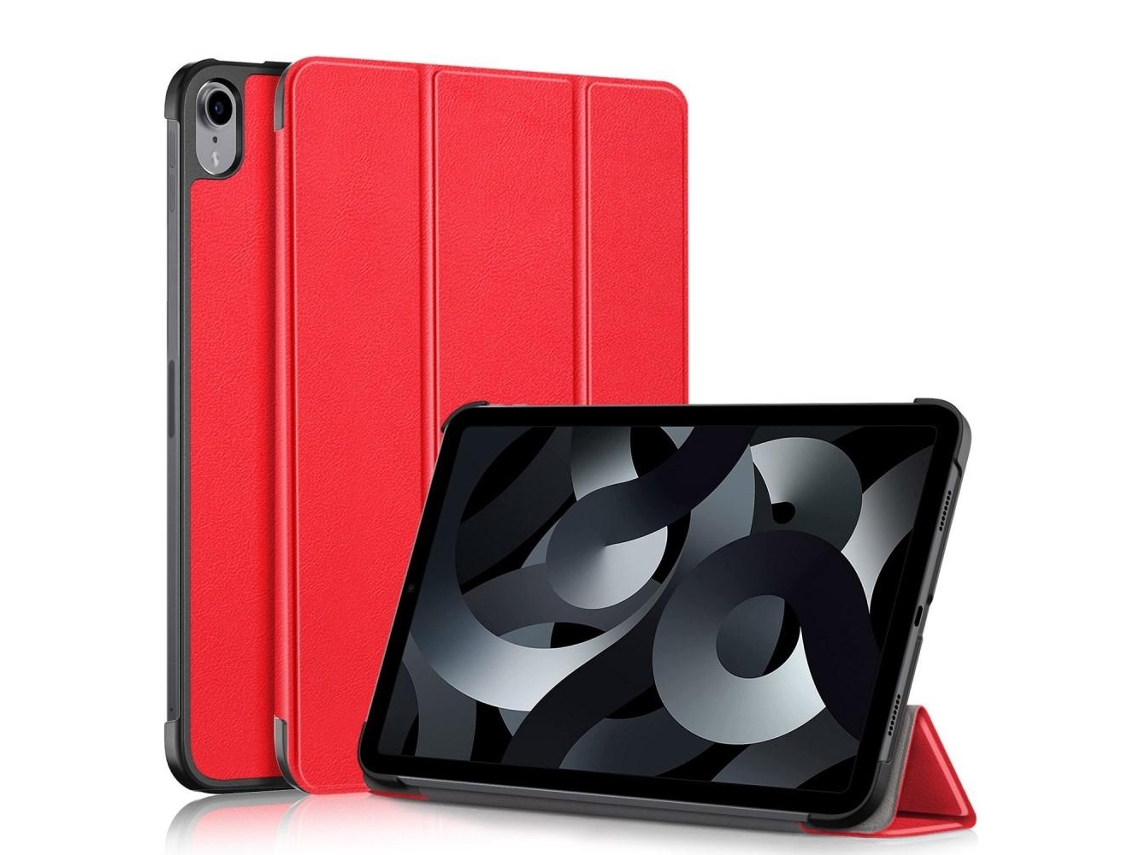 Capa Dobrável Fina Para Ipad 10.9 2022, Vermelha
