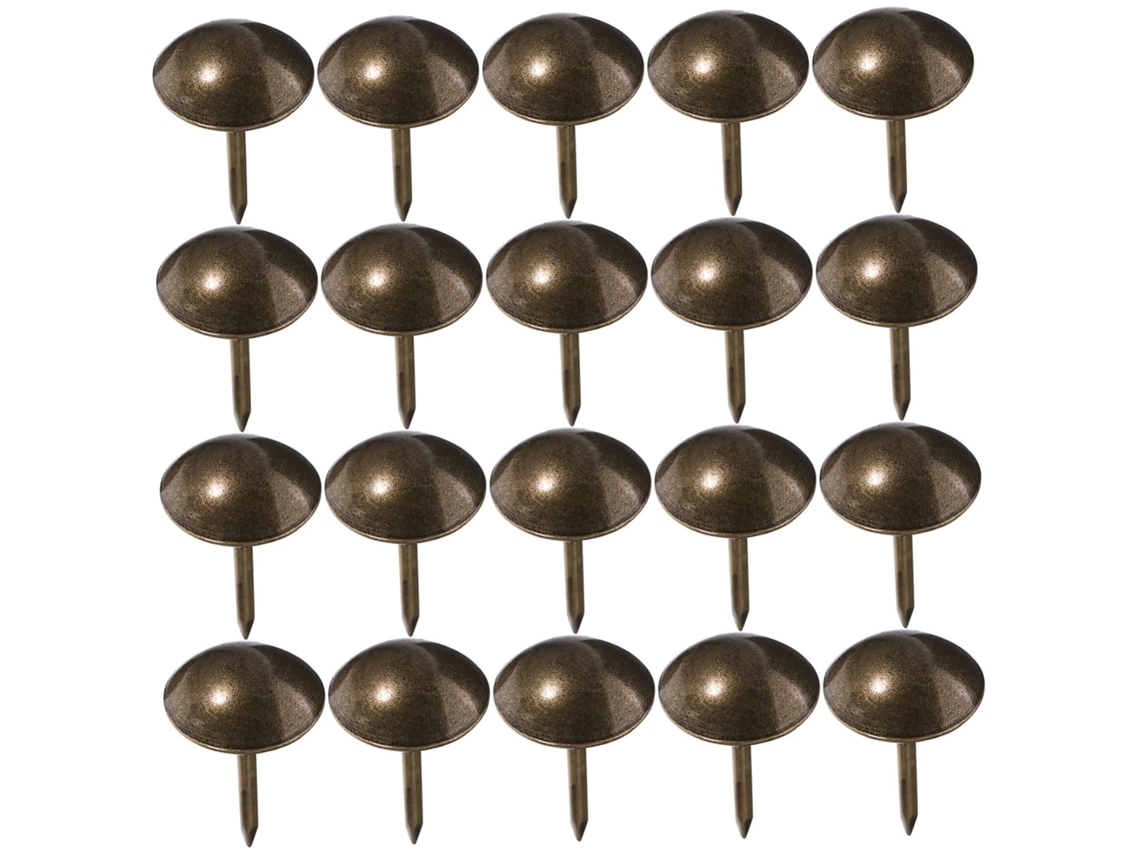 Conjunto De 100 Tachas Decorativas Ferro Para Estofamento Sofás,