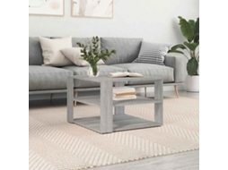 Vidaxl Mesa De Centro 58x58x40 Cm Derivados Madeira Cinza Sonoma