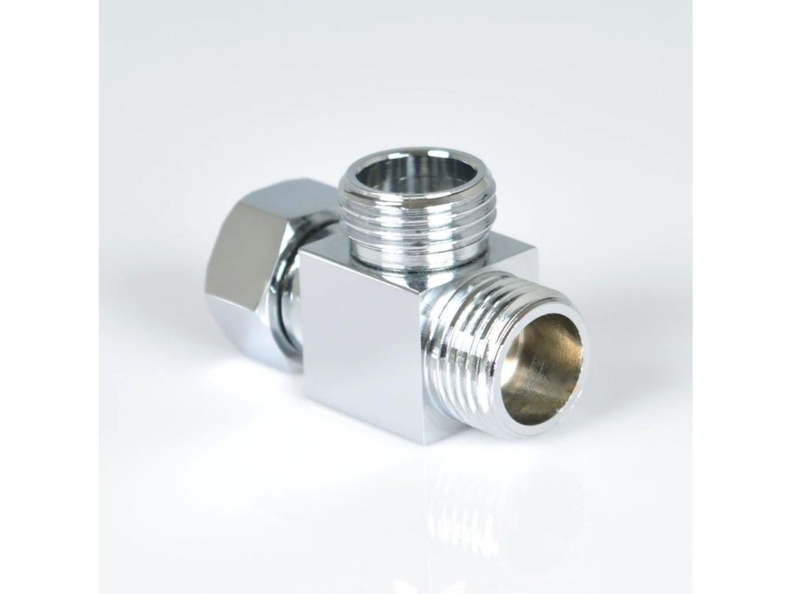 Adaptador Em T De 3 Vias Para Chuveiro Em Latão, Conector Padrão G1/2, Sistema De Chuveiro Manual, Peça De Reposição