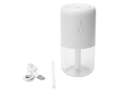 Laxiscreed Umidificador Branco Usb 280ml Com Spray E Luz Noturna, Ideal Para Uso Em Carro