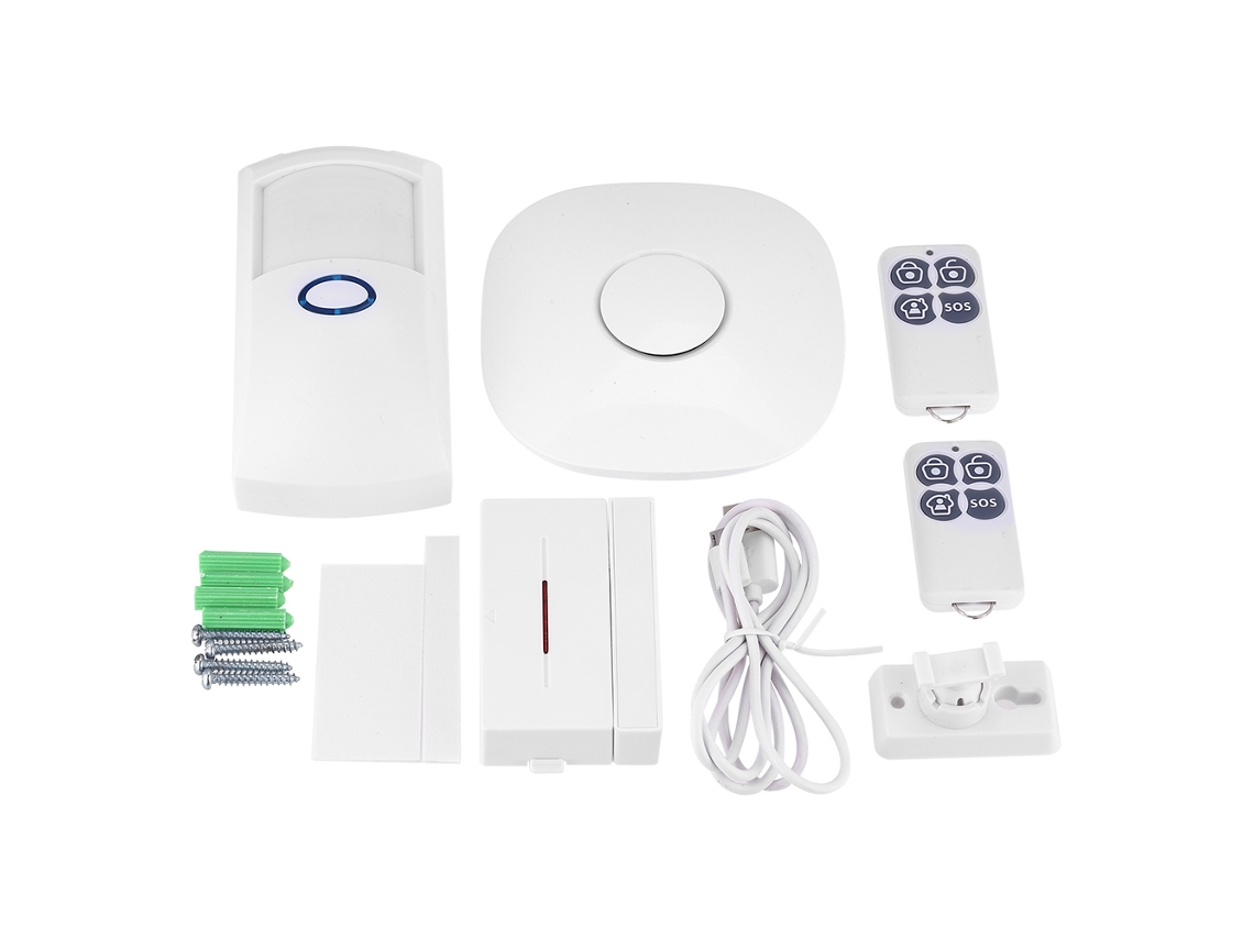KOFIHETY Sistema De Alarme Inteligente Sem Fio Wi Fi Para Segurança Residencial E Comercial Com Sirene Alta