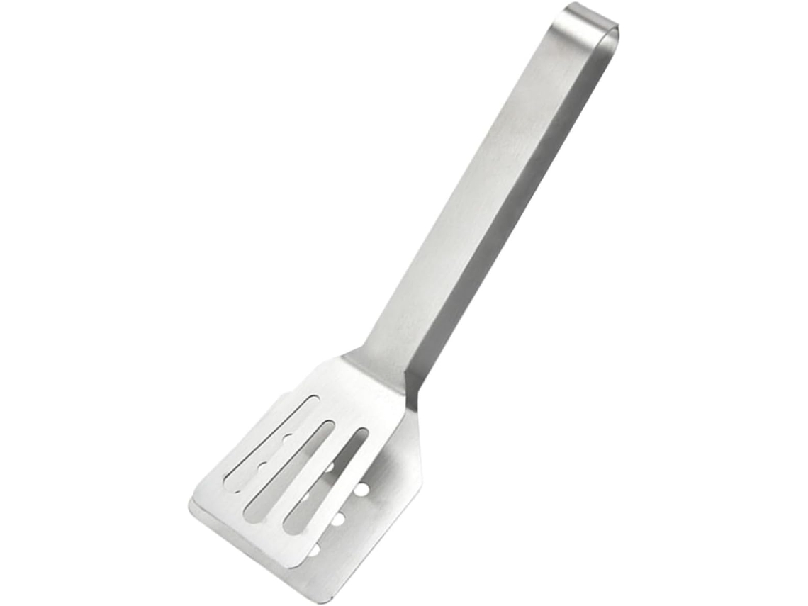 Pinça De Bife Profissional Em Aço Inoxidável Prateado Prática E Resistente Para Churrasco Culinária Doméstica