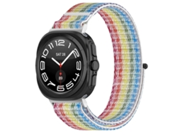 Pulseira De Nylon Com Fecho De Velcro Para Samsung Galaxy Watch Ultra 47mm