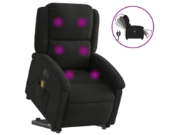 Electric Stand Up Massage Recliner Chair, Electric Stand Up Massage Recliner Chairs Vidaxl Preto Tecido