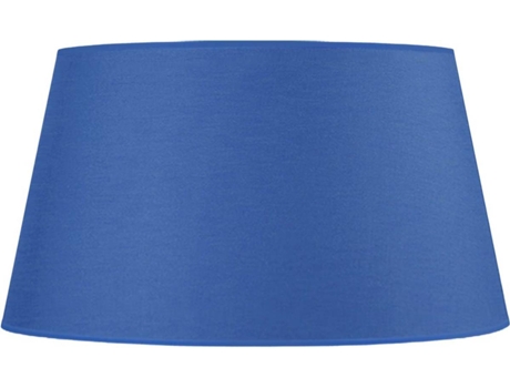 Abajur para Candeeiro TOSEL Tambour 35 (Azul - Tecido - 35x30x20 cm)