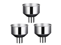 Funil De Cozinha Em Aço Inoxidável, Conjunto De 3 Peças, Utensílio