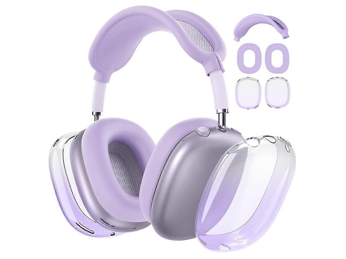 Capa Protetora 3 Em 1 Em Tpu Com Efeito Degradê Para Fones De Ouvido Apple Airpods Max