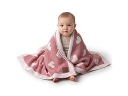 Solidchoice- Gebreide Deken 80 X 100 Cm - Zacht En Ademend - Oeko-tex Gecertificeerd - Perfect Voor Pasgeborenen - Luxe Babydeken - Hoogwaardig Acryl