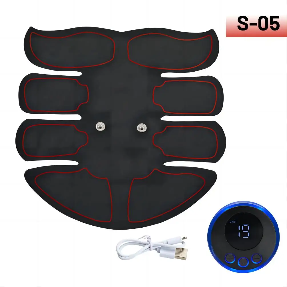 Aparelho De Estimulação Muscular Abdominal Ems, Tonificador Massagem Usb Para Treinamento E Quadril, Perda Peso E Modelagem Corporal Academia Em Casa