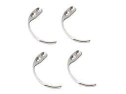 Yuru 4pcs de Ferramenta de Desmontagem Manual, Aço Inoxidável, com 2 Furos, para Remoção de Pregos