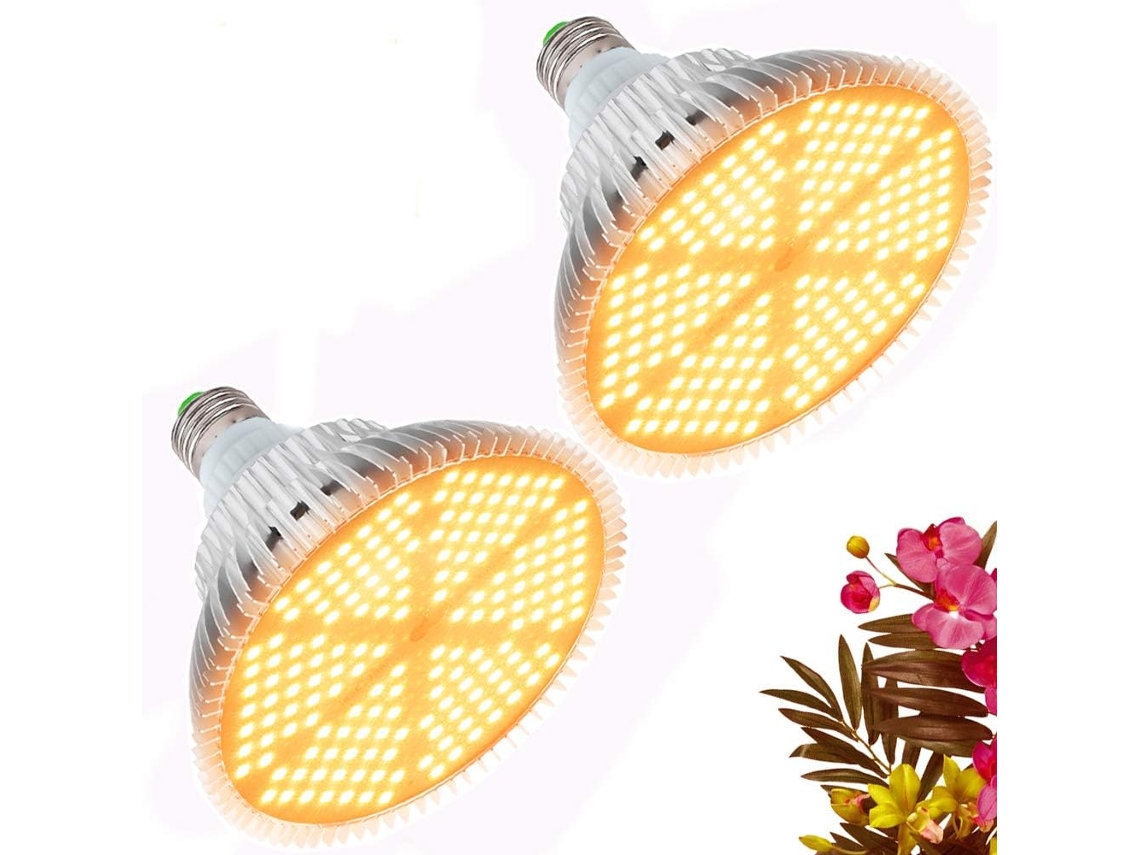 Kit com 2 lâmpadas LED Brilvibera de 150W com espectro completo