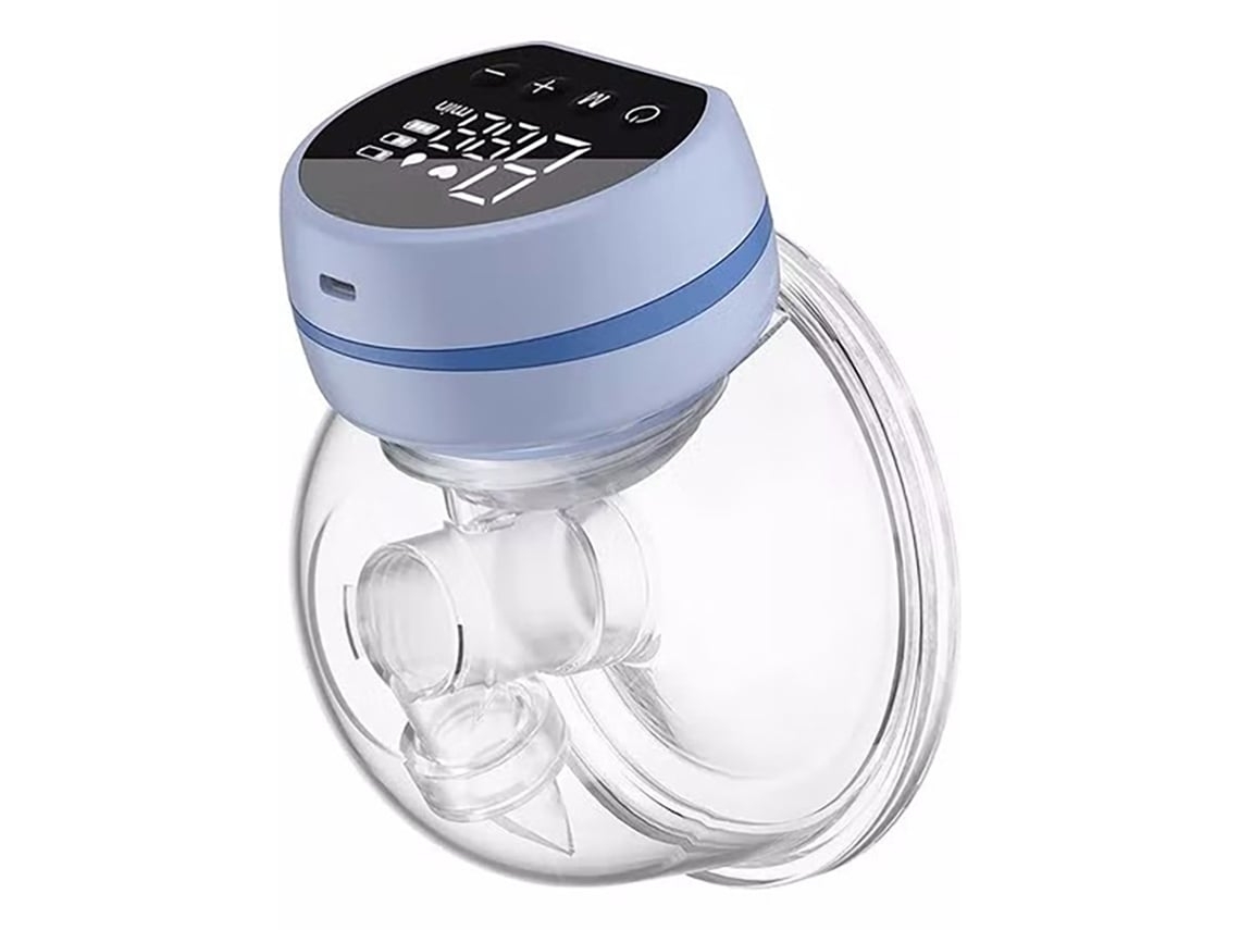 Bomba elétrica portátil Leite Strip com 3 modos, 9 níveis, recarregável individualmente, 24 mm, BRILVIBERA (azul)