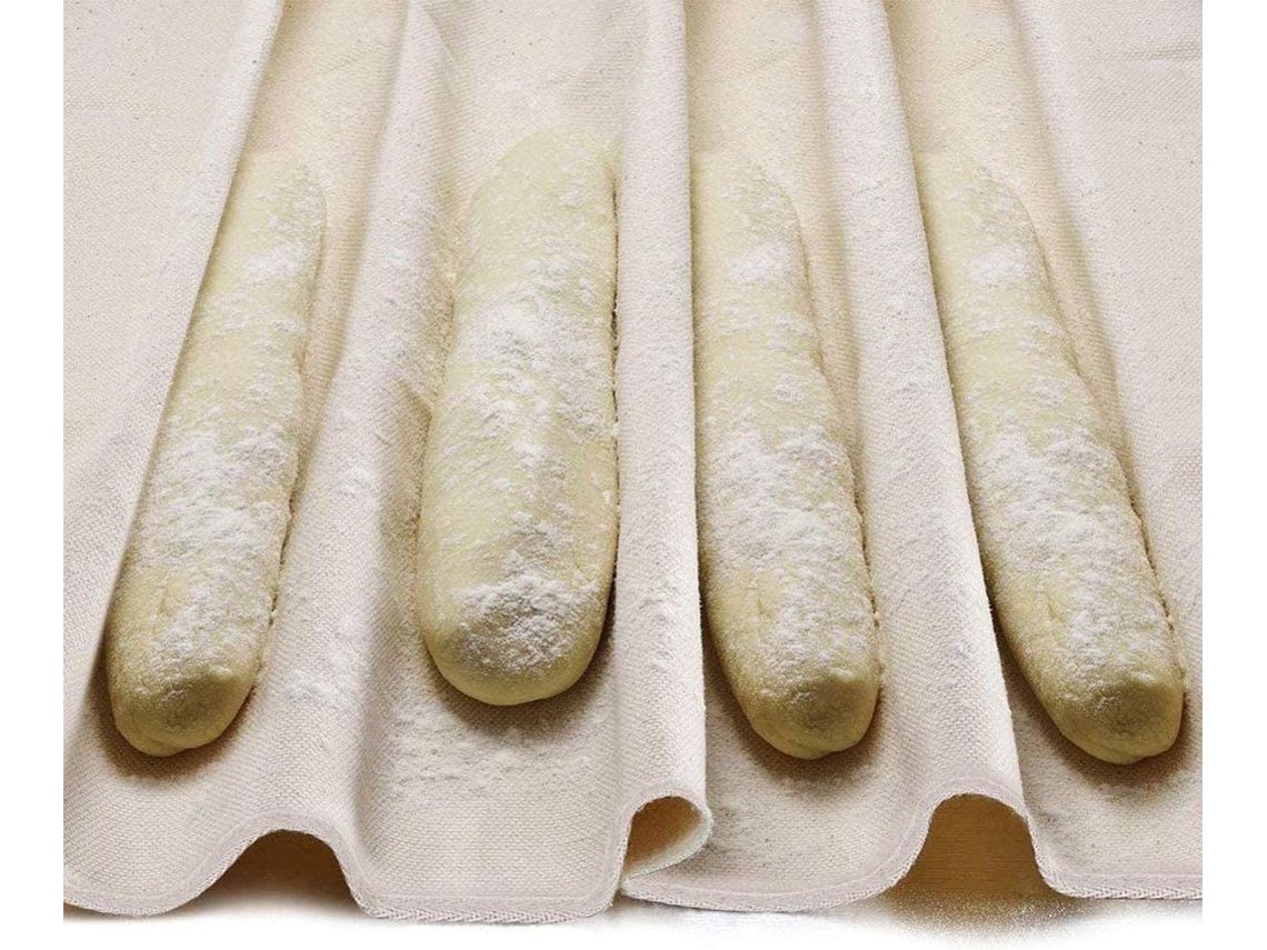 Pano Profissional Para Assar Pão, Em Algodão Orgânico, Superfície Antiaderente Para Moldar A Massa