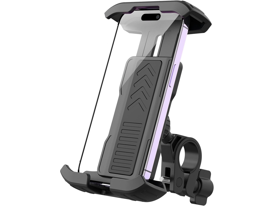 Suporte para Celular com Navegação para Veículos Elétricos, para Motociclismo, com Absorção de Impacto JIAPEI (preto)