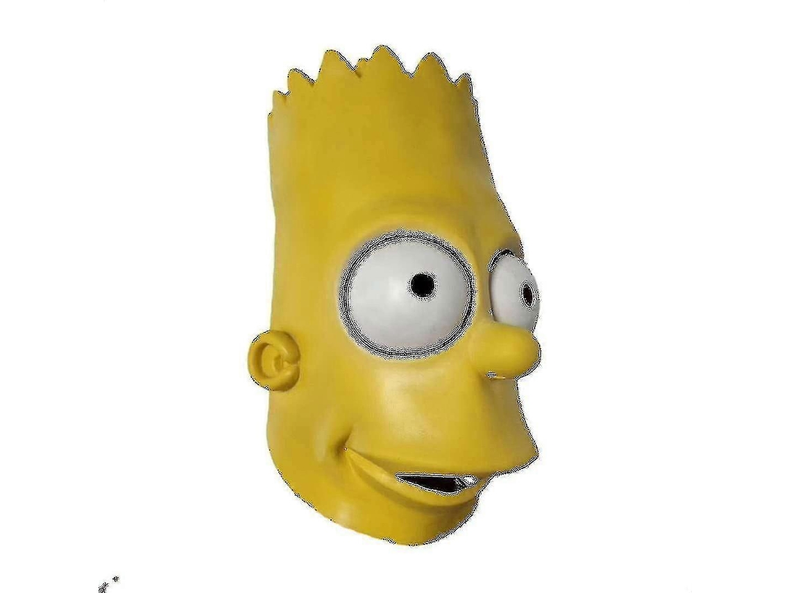 Máscara De Halloween Do Bart Simpsons, Fantasia De Látex De Alta Qualidade Mxbc Olysi Shop