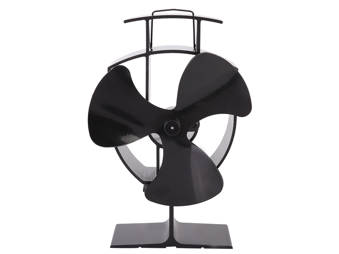 Ventilador Ecológico Estufa 3 Lâminas Madeira 3w