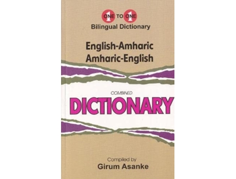 Livro English-Amharic amp Amharic-English One-to-One Dictionary de G Asanke (Inglês)