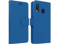 Capa Wallet Para Samsung Yemaesre Azul