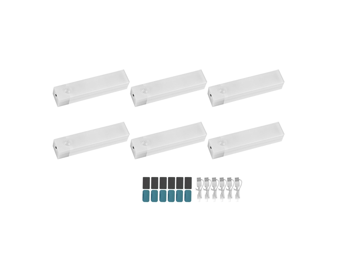 Luz Led Sensorizada Laxiscreed Para Armários Com Sensor De Movimento E Recarga Usb