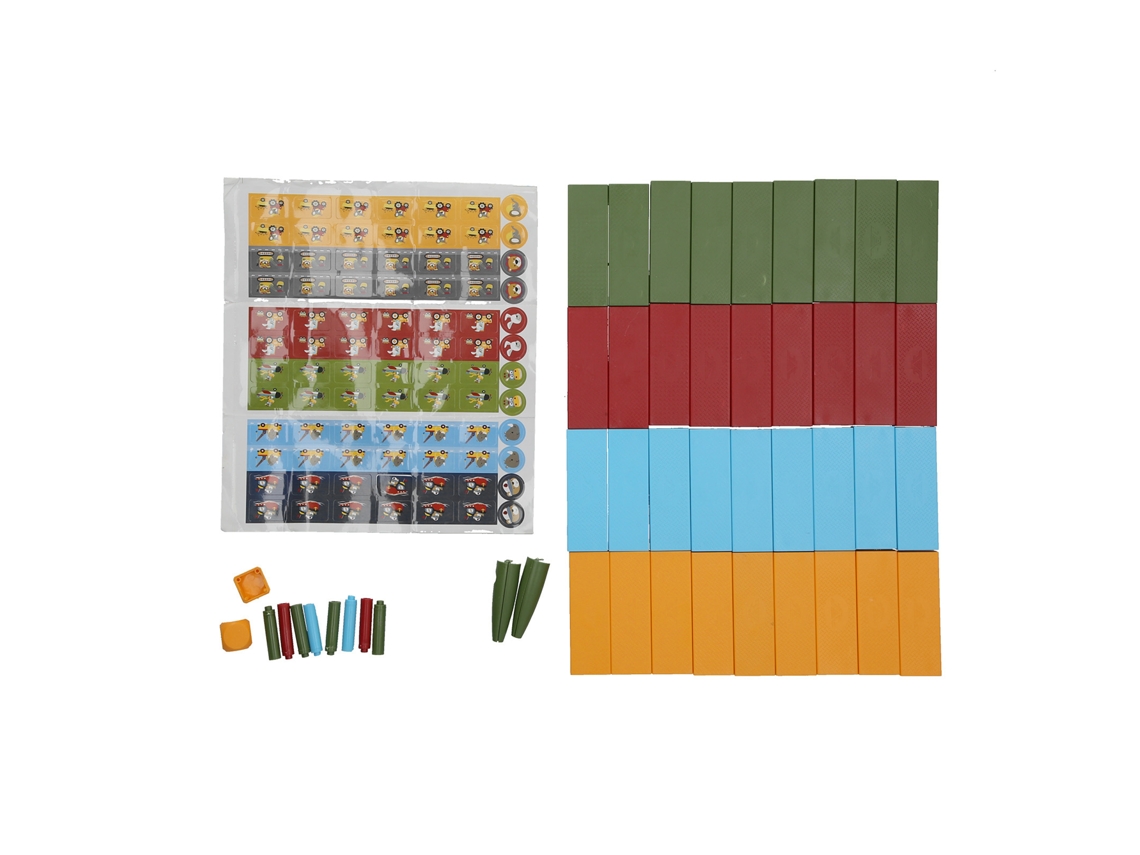 Jogo de equilíbrio com blocos de empilhar coloridos para mesa, 2026, brinquedo educativo para crianças.