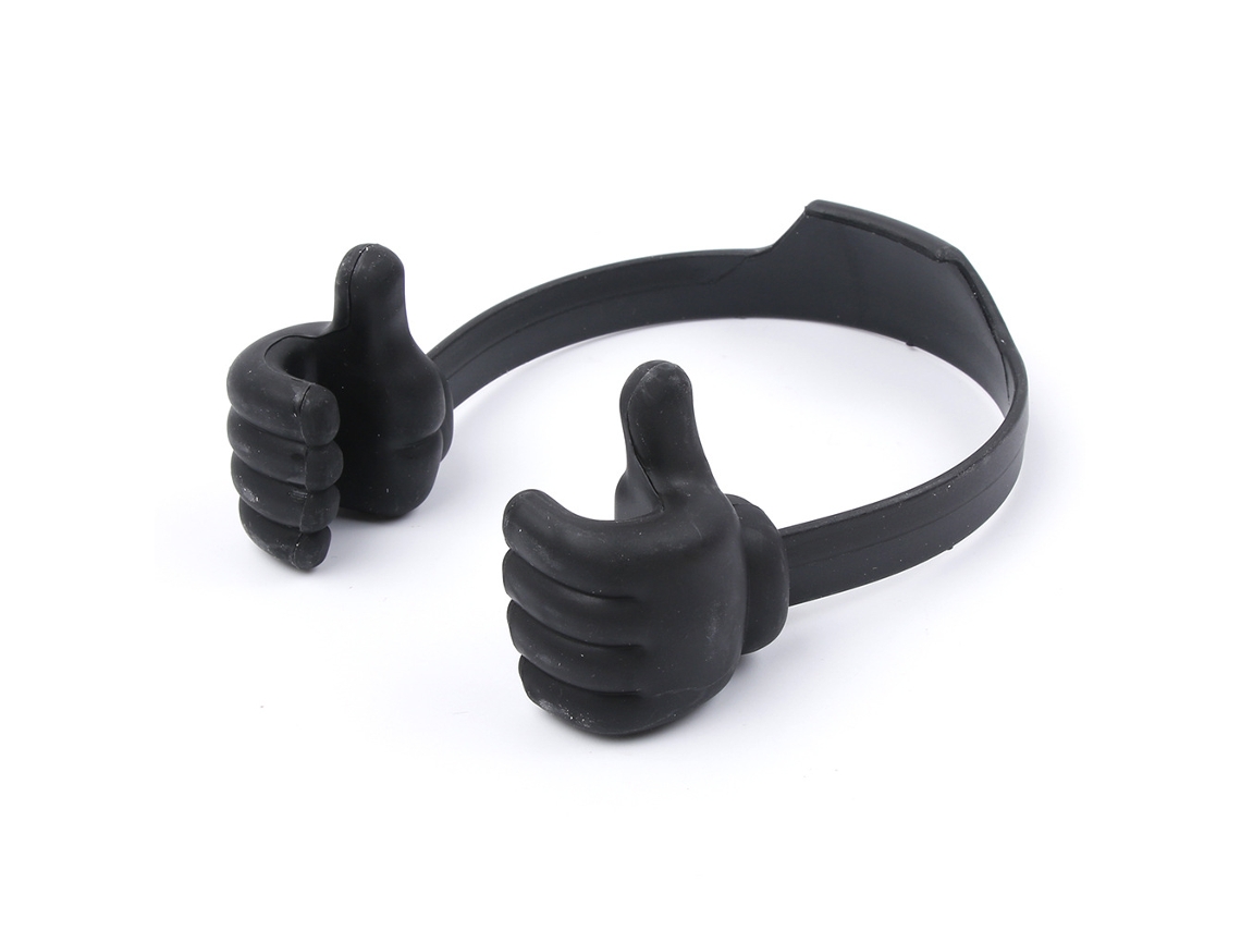 Suporte Para Telefone Mão Polegar Flexível Suporte De Mesa Divertido