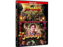 DVD Pack: Jumanji (1995) Jumanji +  Jumanji: Welcome to the Jungle / Bienvenidos A La Jungla + Jumanji (Edição em Espanhol)